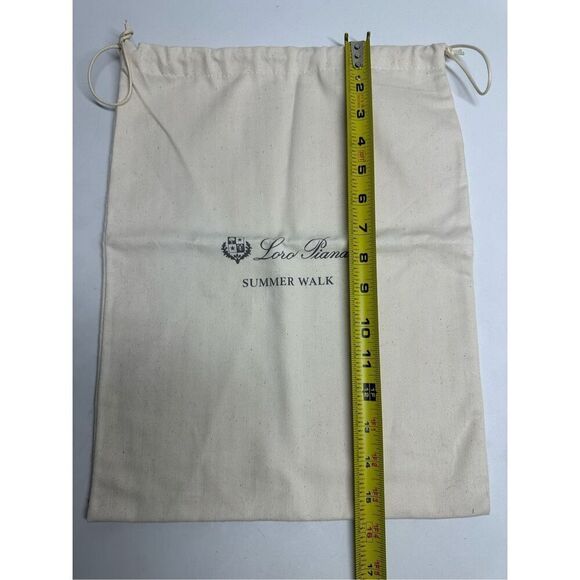 LORO PIANA Open Walk Drawstring Dust Bag Made in Italy 15x12" - Picture 3 of 6